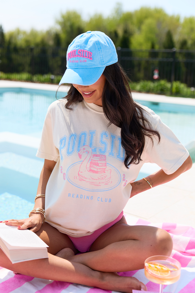 Poolside Reading Club Ivory Graphic Tee