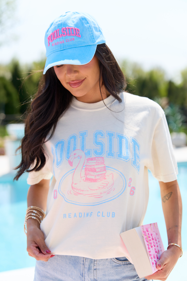 Poolside Reading Club Ivory Graphic Tee